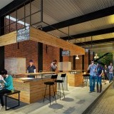 35. Cafe dan Ruang Komunal Rumah Kos Keputih Jilid 4